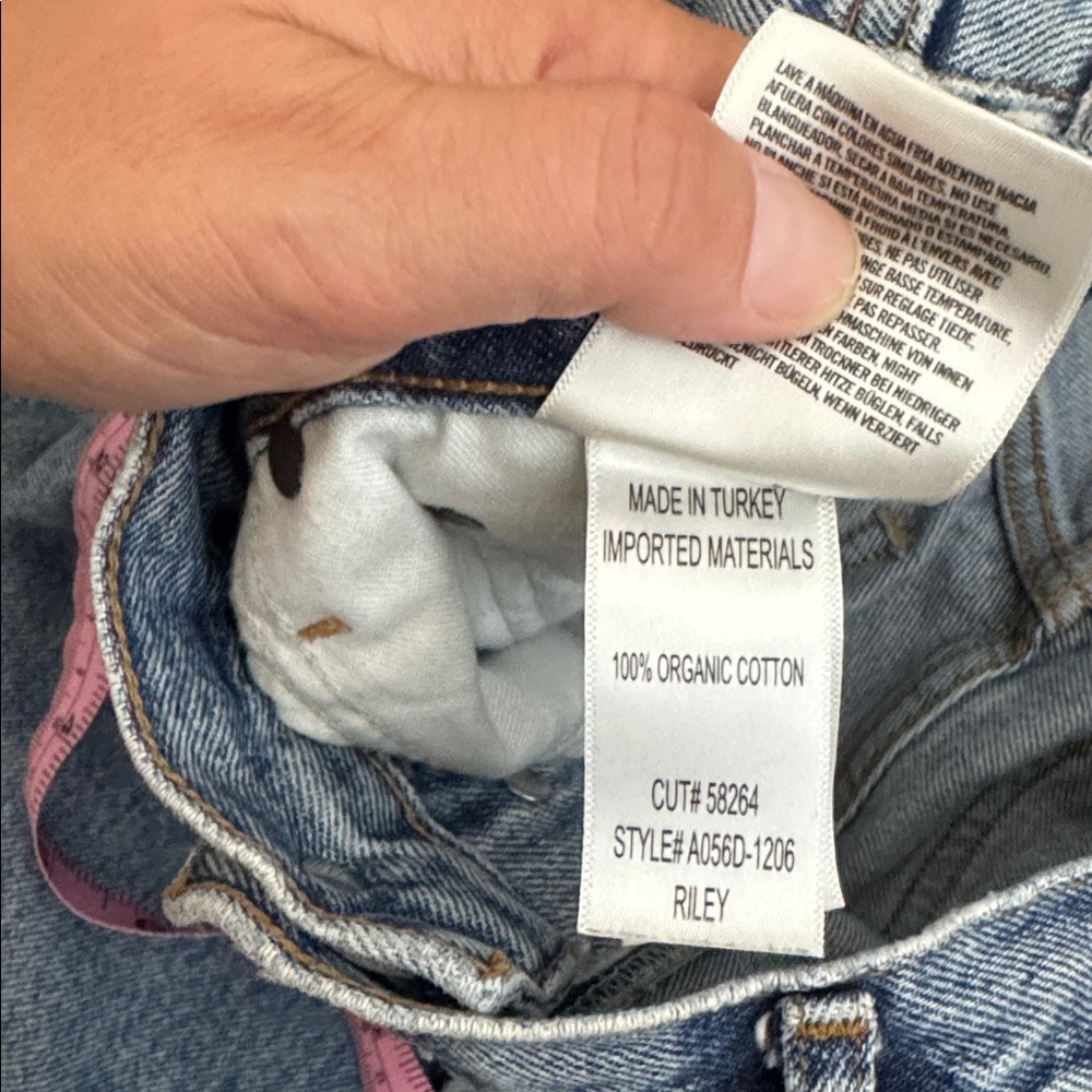 Agolde Riley High Rise Straight Crop Jeans 30 - Picture 6 of 11